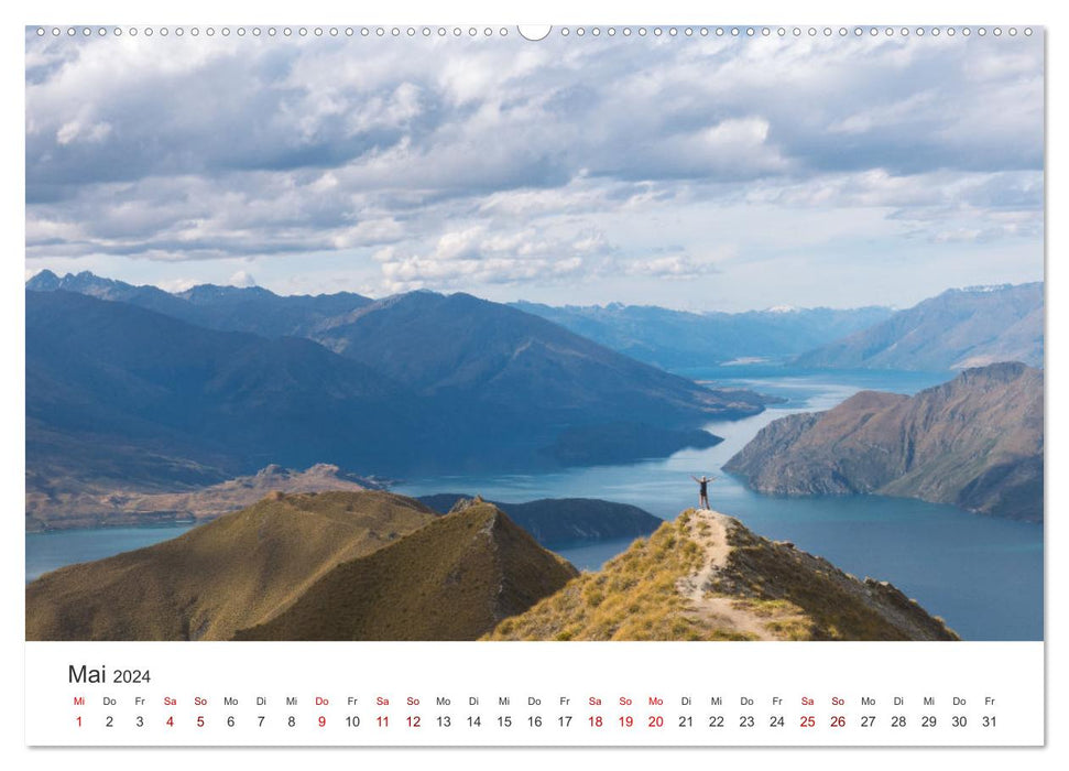 New Zealand - An impressive island. (CALVENDO wall calendar 2024) 