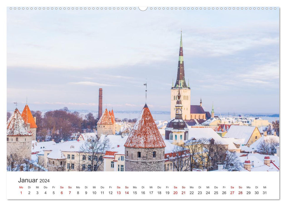 Estonia - An unknown paradise. (CALVENDO wall calendar 2024) 