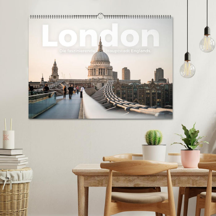 Londres – La fascinante capitale de l'Angleterre. (Calendrier mural CALVENDO 2024) 