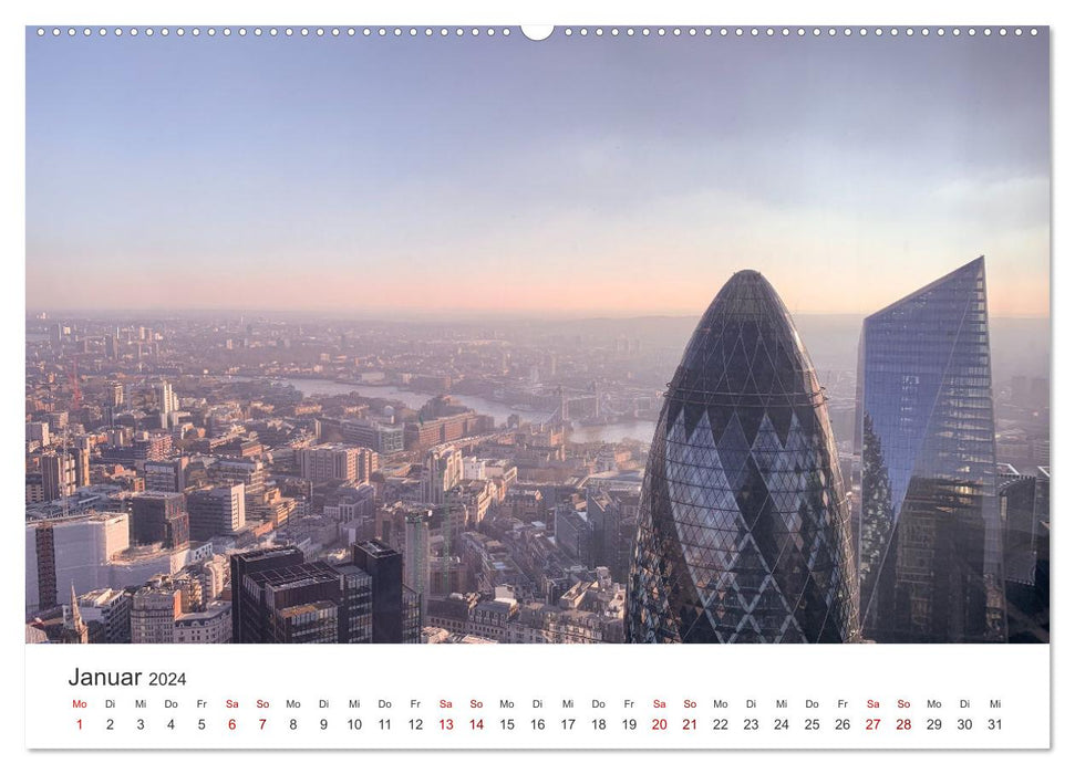 London - The fascinating capital of England. (CALVENDO wall calendar 2024) 
