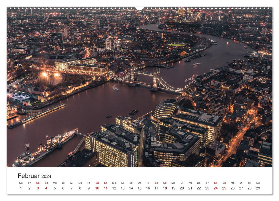 Londres – La fascinante capitale de l'Angleterre. (Calendrier mural CALVENDO 2024) 