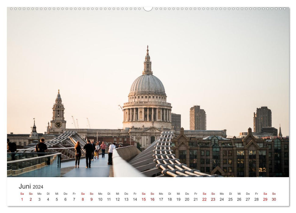 Londres – La fascinante capitale de l'Angleterre. (Calendrier mural CALVENDO 2024) 