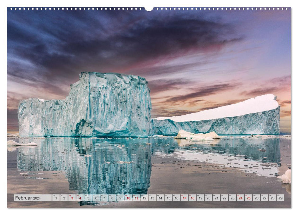 Eisgiganten der Arktis (CALVENDO Premium Wandkalender 2024)