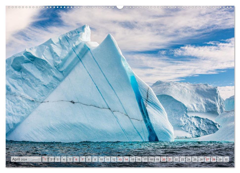 Eisgiganten der Arktis (CALVENDO Premium Wandkalender 2024)