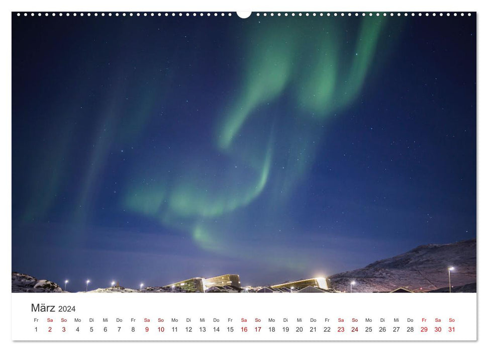 Greenland - The big country in the snow. (CALVENDO wall calendar 2024) 