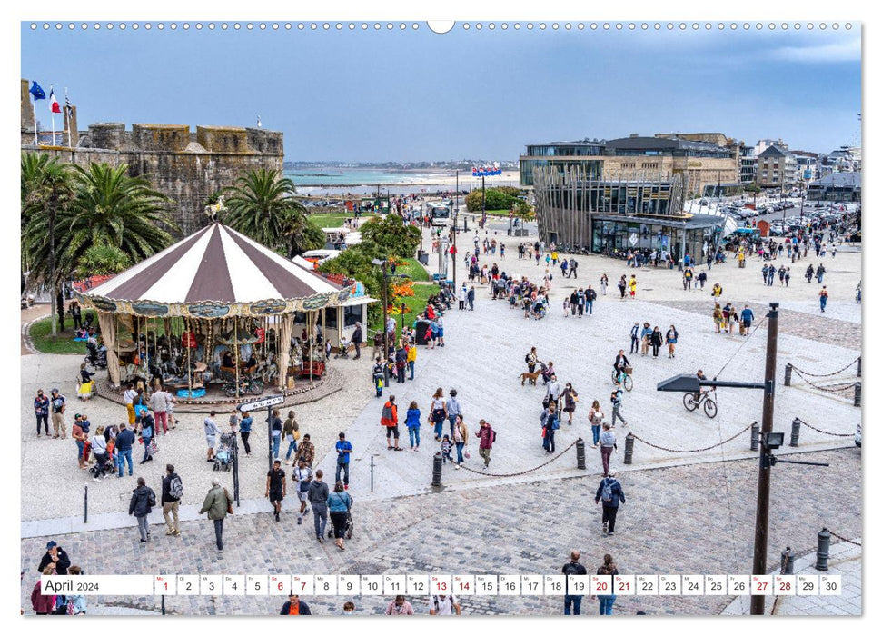 Bretagne - Saint Malo (CALVENDO Premium Wandkalender 2024)