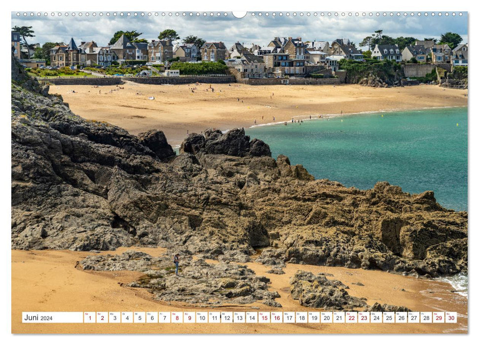 Bretagne - Saint Malo (CALVENDO Premium Wandkalender 2024)