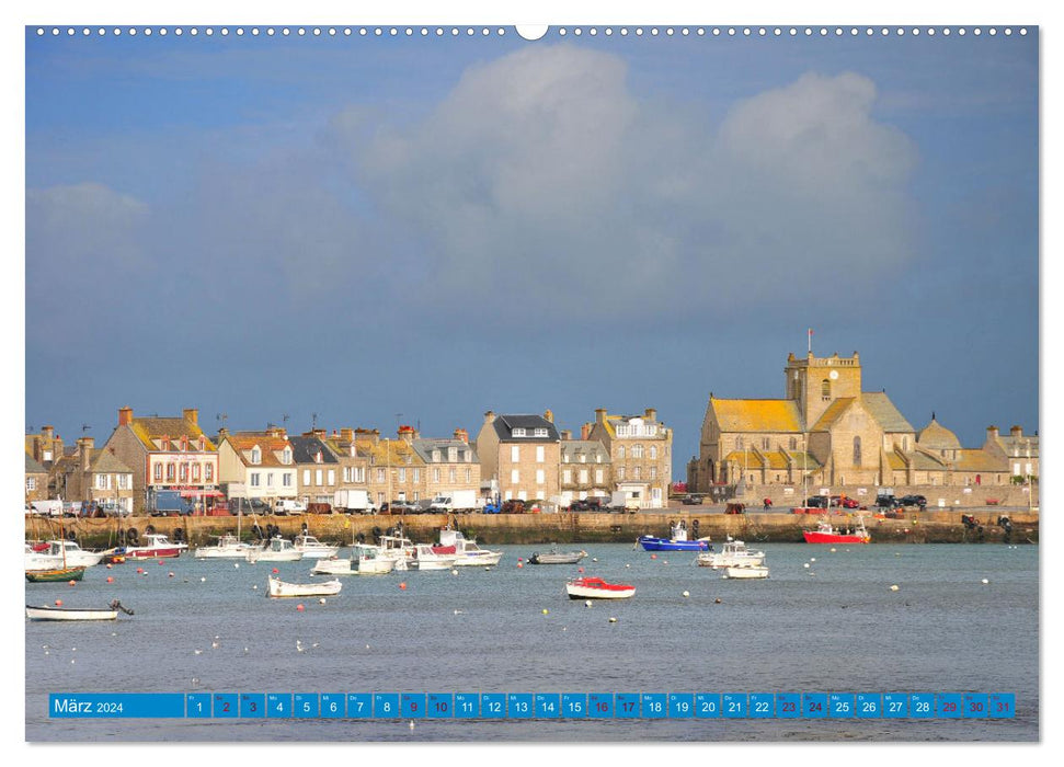 Der Westen der Normandie – An den Küsten des Cotentin (CALVENDO Premium Wandkalender 2024)