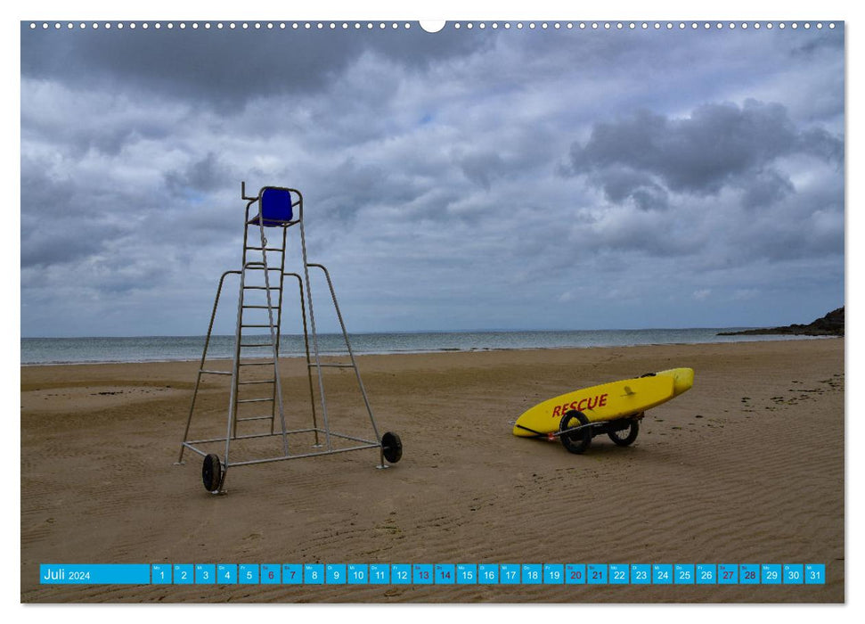 The West of Normandy - On the Coasts of the Cotentin (CALVENDO Premium Wall Calendar 2024) 