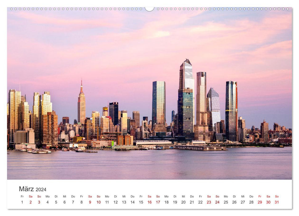 New York - A trip to the Big Apple. (CALVENDO wall calendar 2024) 