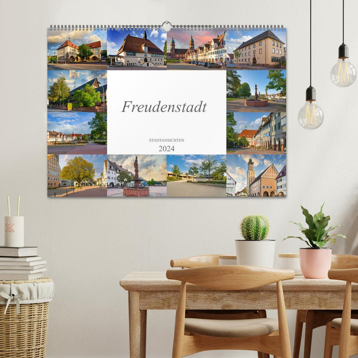 Vues de la ville de Freudenstadt (calendrier mural CALVENDO 2024) 