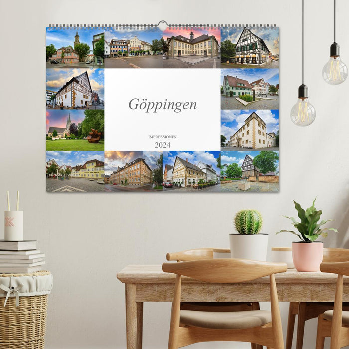 Impressions de Göppingen (calendrier mural CALVENDO 2024) 