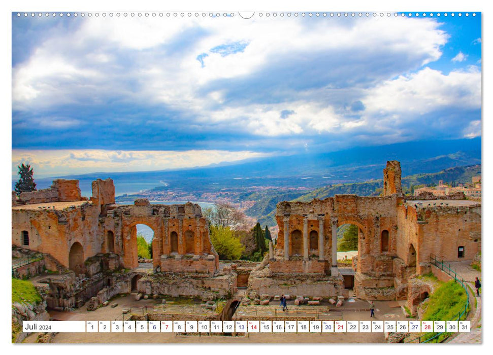 Italy from South to North (CALVENDO Premium Wall Calendar 2024) 