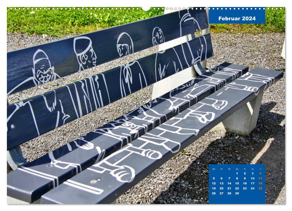 Please take a seat...and wait, rest, dream (CALVENDO Premium Wall Calendar 2024) 