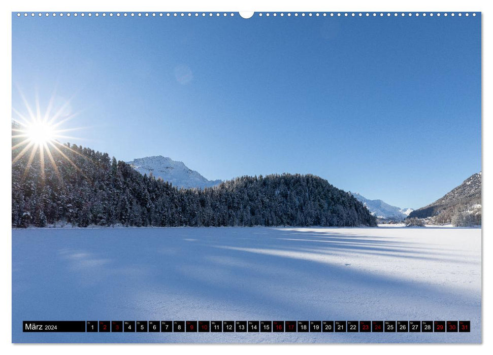 Fascinating Upper Engadine (CALVENDO Premium Wall Calendar 2024) 