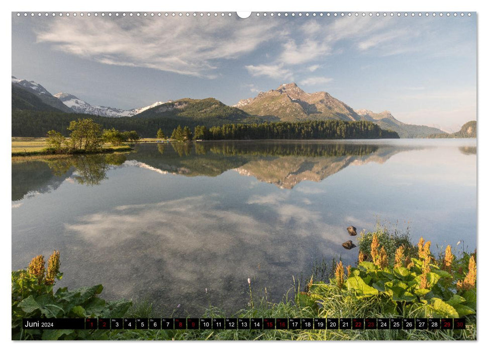 Fascinating Upper Engadine (CALVENDO Premium Wall Calendar 2024) 