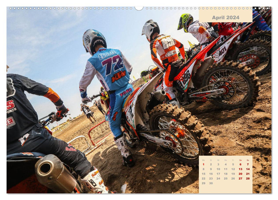 Motocross 2024 (CALVENDO wall calendar 2024) 