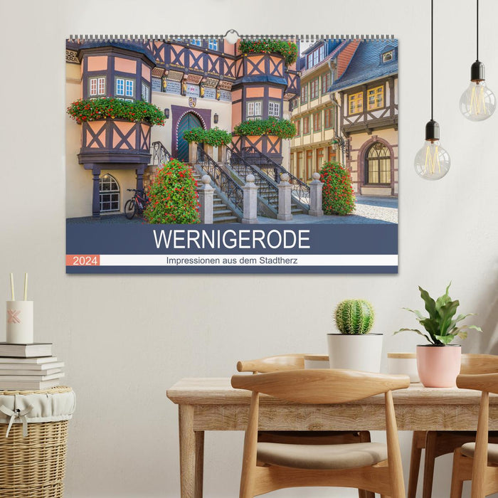 WERNIGERODE Impressionen aus dem Stadtherz (CALVENDO Wandkalender 2024)
