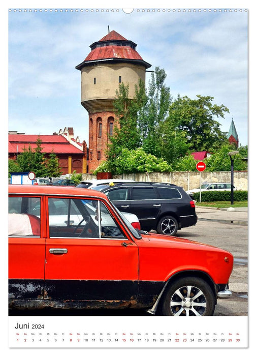 Water towers - architectural gems in East Prussia (CALVENDO Premium Wall Calendar 2024) 
