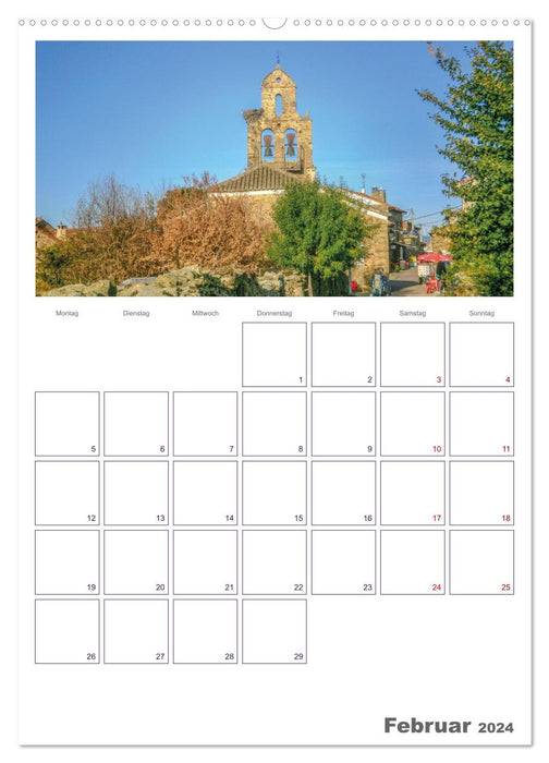 My way to Santiago de Compostela (CALVENDO Premium Wall Calendar 2024) 