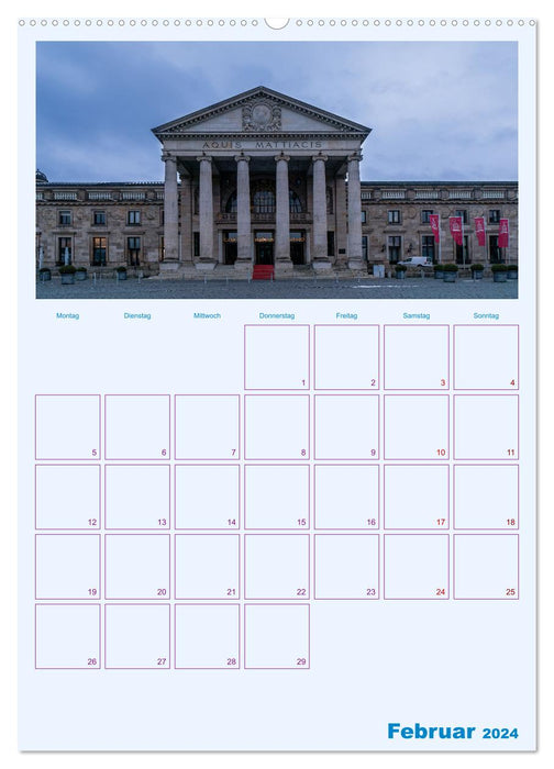 State Capitals - Twelve Times Germany (CALVENDO Premium Wall Calendar 2024) 