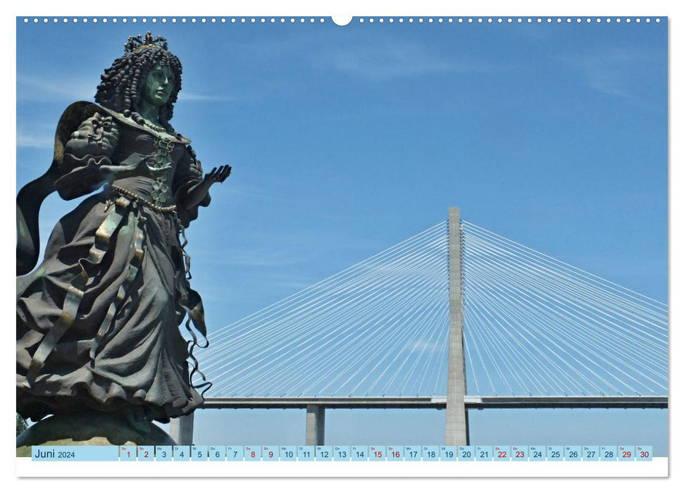 Lisbon - capital with charm (CALVENDO wall calendar 2024) 