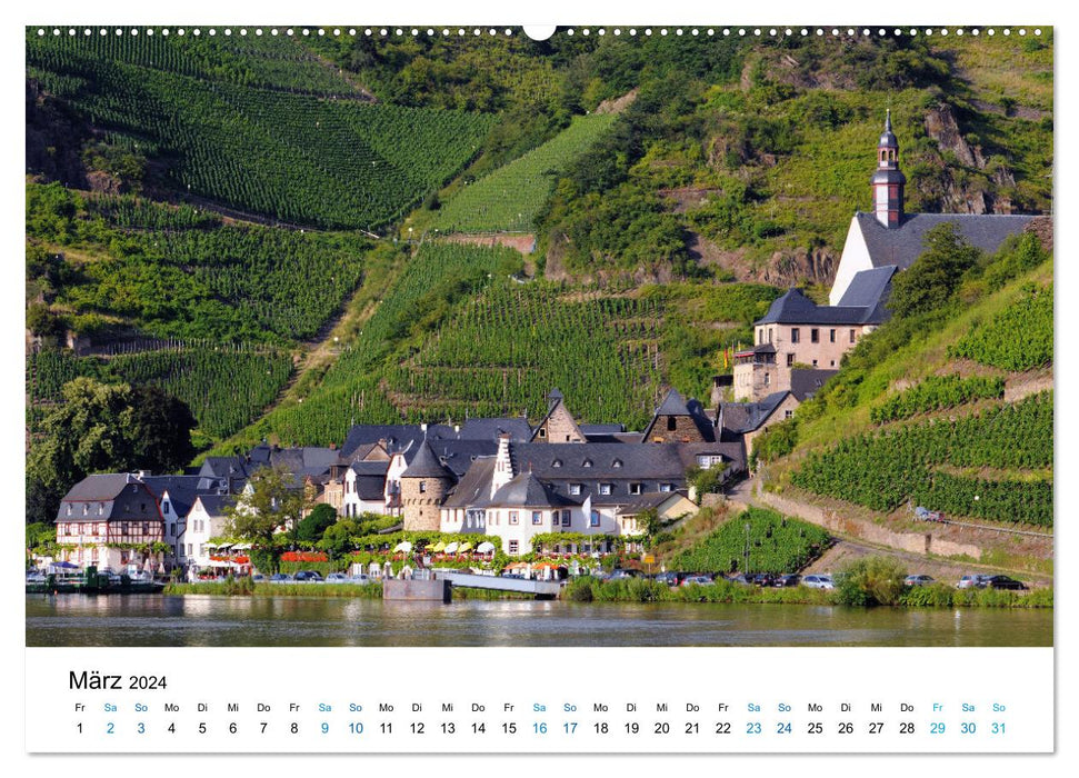 Moselle vacation - Cochem and surroundings (CALVENDO wall calendar 2024) 