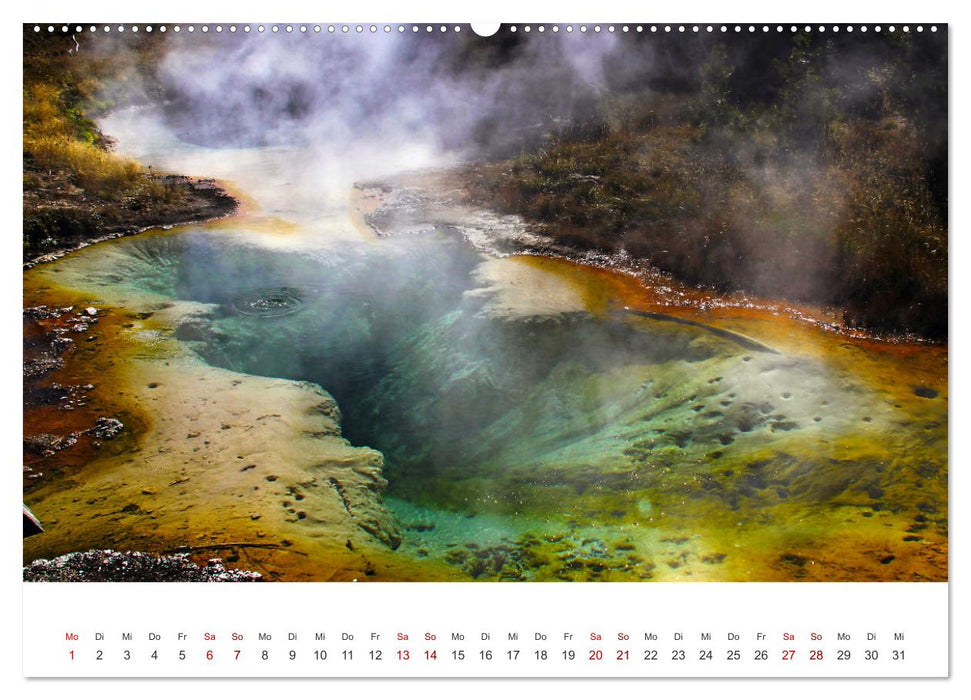 Im Farbenspiel des Yellowstone Natl. Park (CALVENDO Premium Wandkalender 2024)