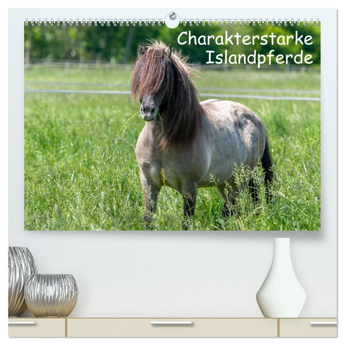 Charakterstarke Islandpferde (CALVENDO Premium Wandkalender 2024)