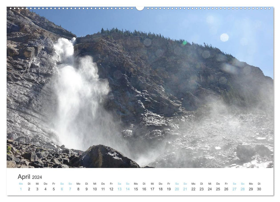 Canada's West - Mountains and Water (CALVENDO Wall Calendar 2024) 