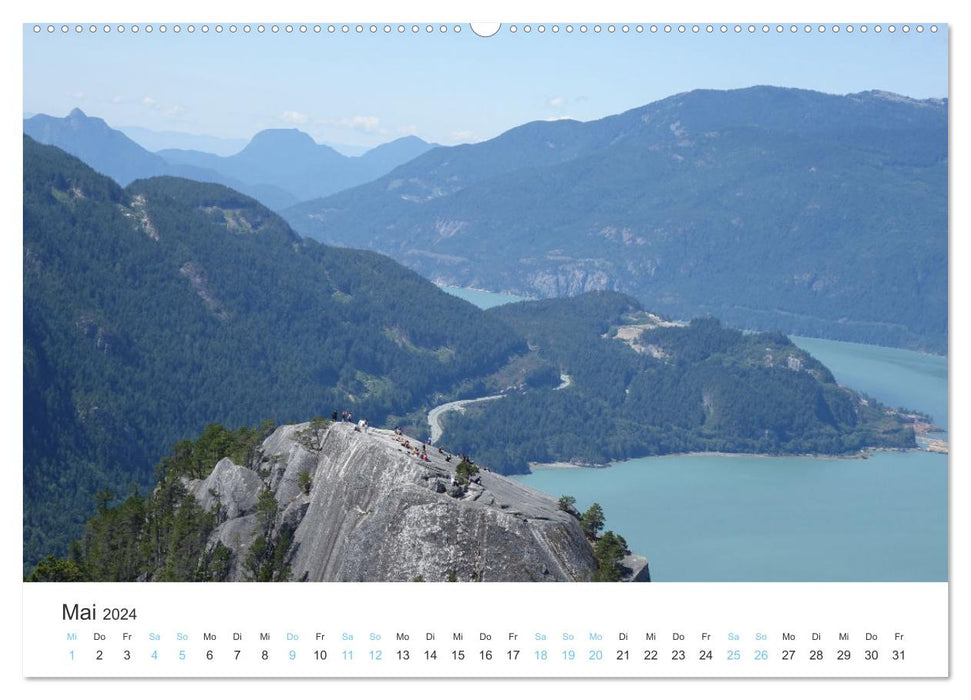 Canada's West - Mountains and Water (CALVENDO Wall Calendar 2024) 