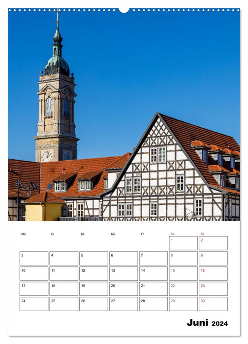 Eisenach historique (Calvendo Premium Calendrier mural 2024) 