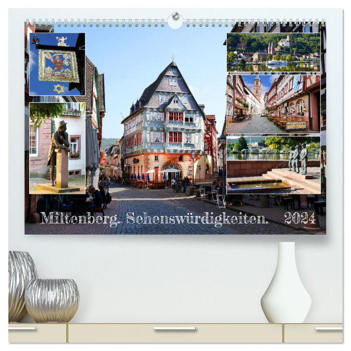 Miltenberg. Attractions touristiques. (Calendrier mural CALVENDO Premium 2024) 