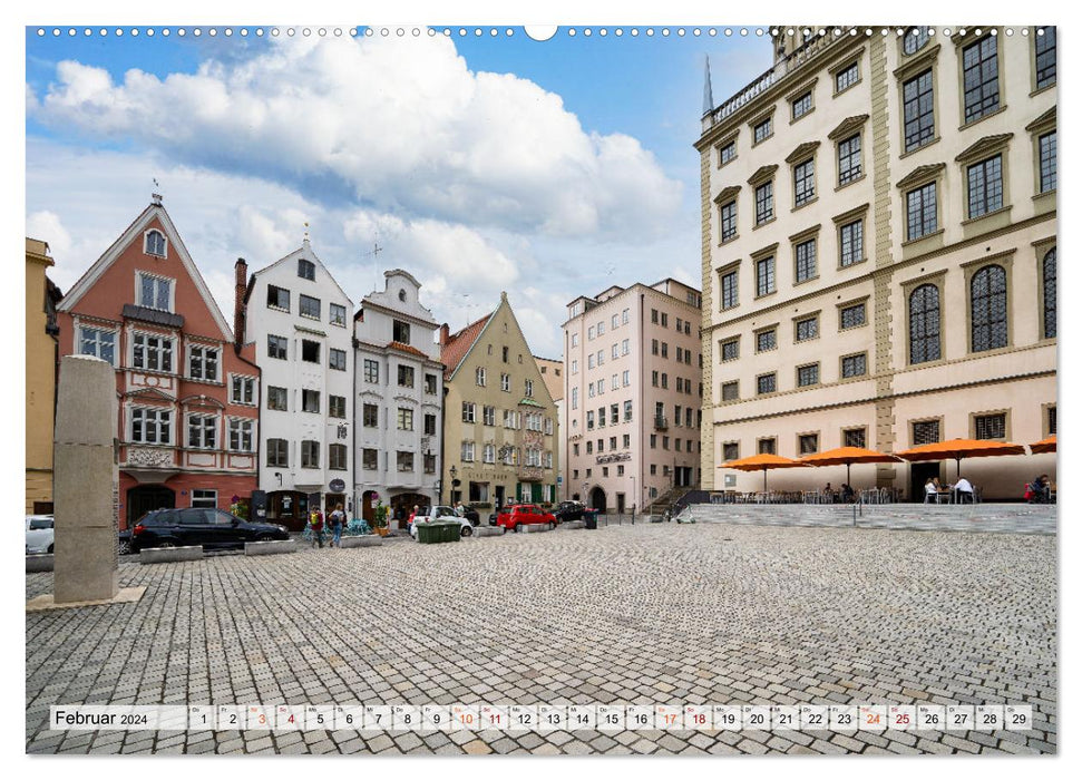 Augsburg Impressionen (CALVENDO Premium Wandkalender 2024)