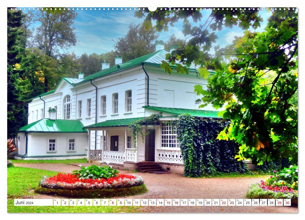 Yasnaya Polyana - In the footsteps of Leo Tolstoy in Russia (CALVENDO Premium Wall Calendar 2024) 
