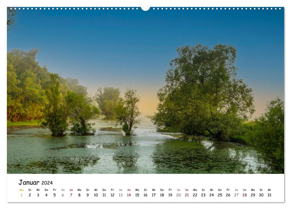 Lonjsko Polje, Kroatiens Naturparadies an der Save (CALVENDO Wandkalender 2024)