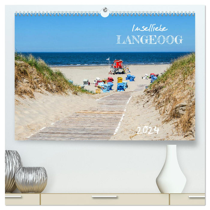 Inselliebe Langeoog (CALVENDO Premium Wandkalender 2024)