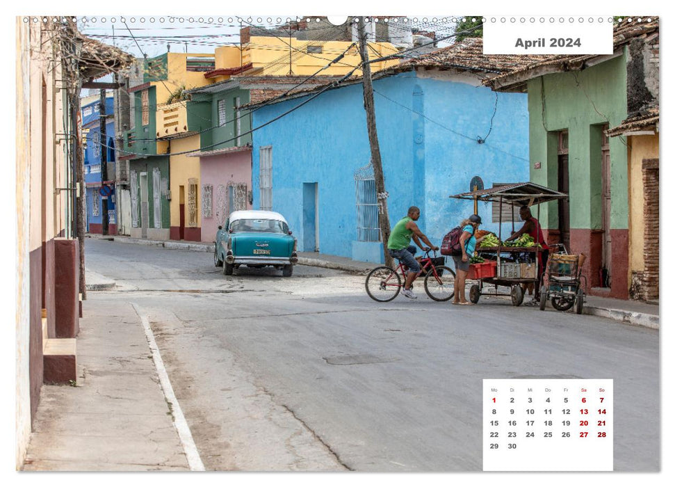 Cuba - Caribbean island paradise (CALVENDO Premium Wall Calendar 2024) 