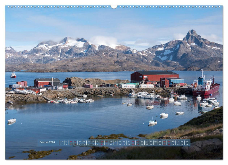Tasiilaq - A short summer in East Greenland (CALVENDO Premium Wall Calendar 2024) 