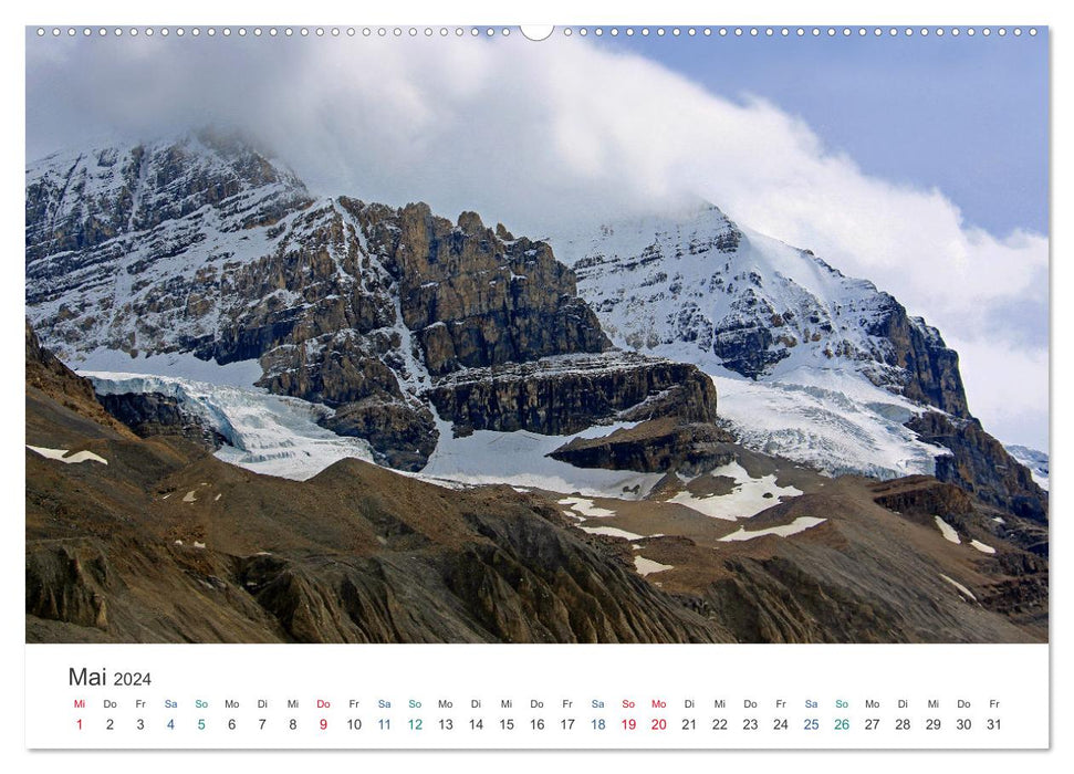 Icefields Parkway in Canada (CALVENDO Premium Wall Calendar 2024) 