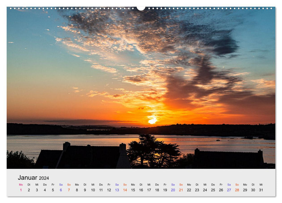 Brittany Fantastic coasts in France's northwest (CALVENDO Premium Wall Calendar 2024) 