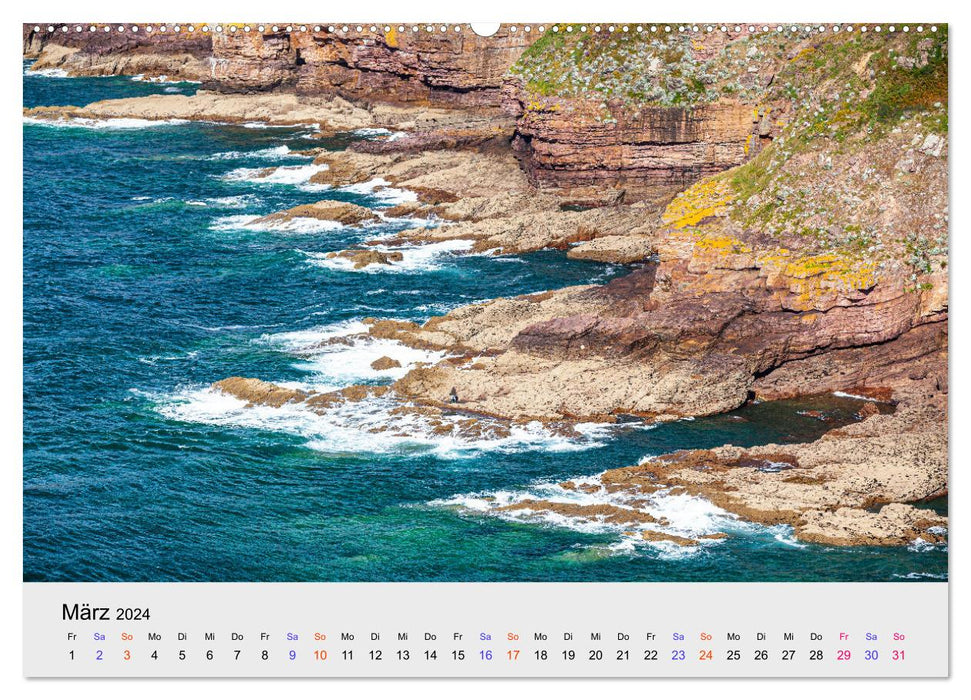 Brittany Fantastic coasts in France's northwest (CALVENDO Premium Wall Calendar 2024) 