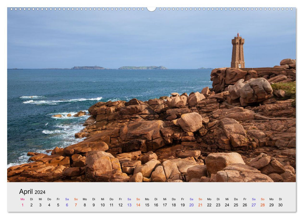 Brittany Fantastic coasts in France's northwest (CALVENDO Premium Wall Calendar 2024) 