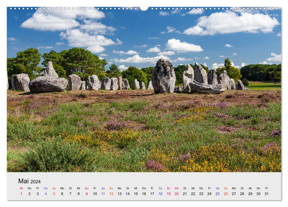 Brittany Fantastic coasts in France's northwest (CALVENDO Premium Wall Calendar 2024) 