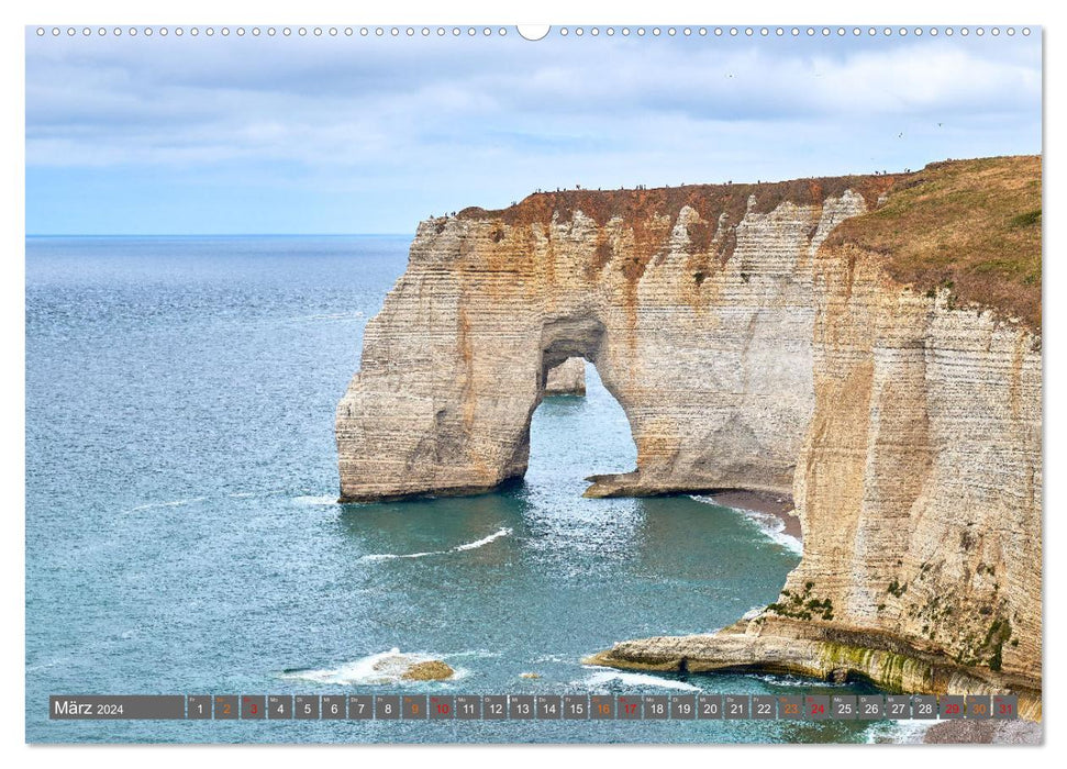 Dream trips to Normandy (CALVENDO Premium Wall Calendar 2024) 