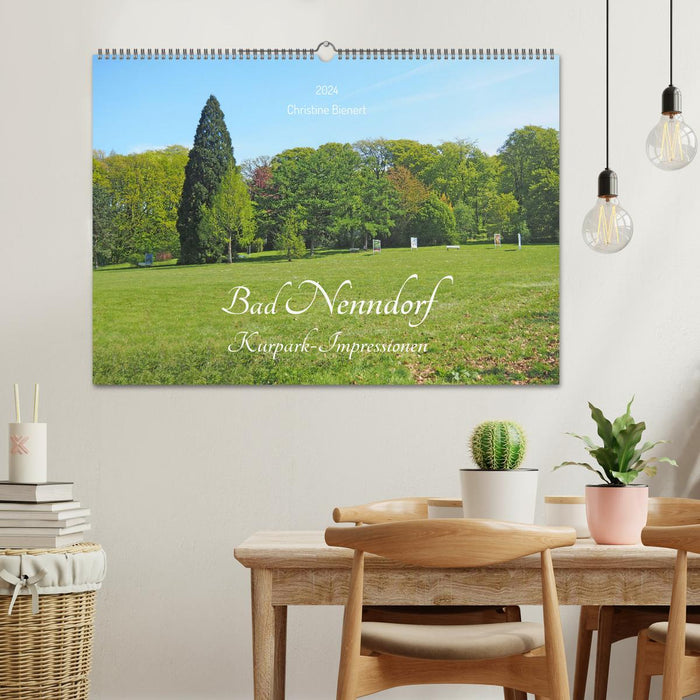 Bad Nenndorf, Kurpark impressions (CALVENDO wall calendar 2024) 