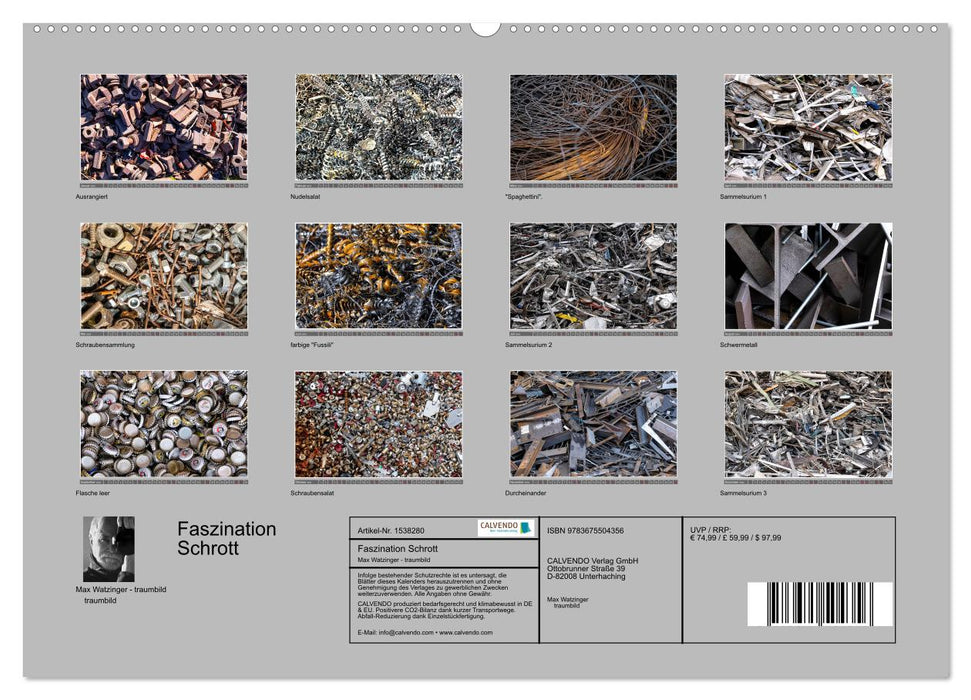 Fascination with scrap (CALVENDO Premium Wall Calendar 2024) 