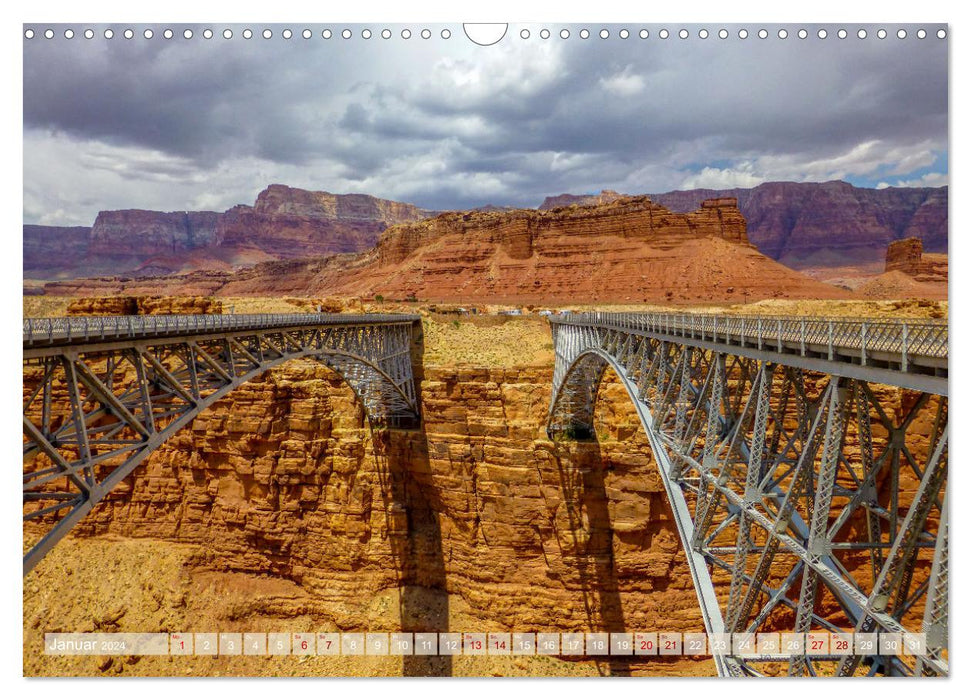 Grand Canyon - Perspektiven einer außergewöhnlichen Schlucht (CALVENDO Wandkalender 2024)