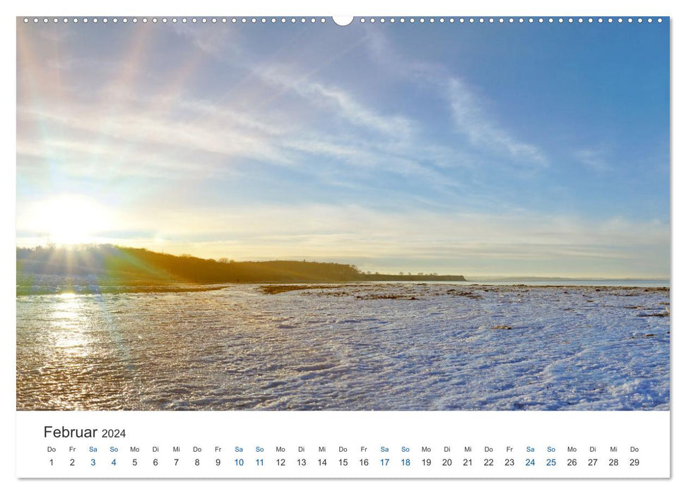 German Coast - North Sea and Baltic Sea (CALVENDO Premium Wall Calendar 2024) 