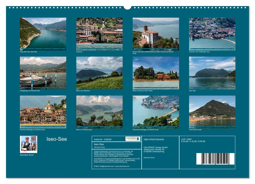 Lake Iseo (CALVENDO wall calendar 2024) 